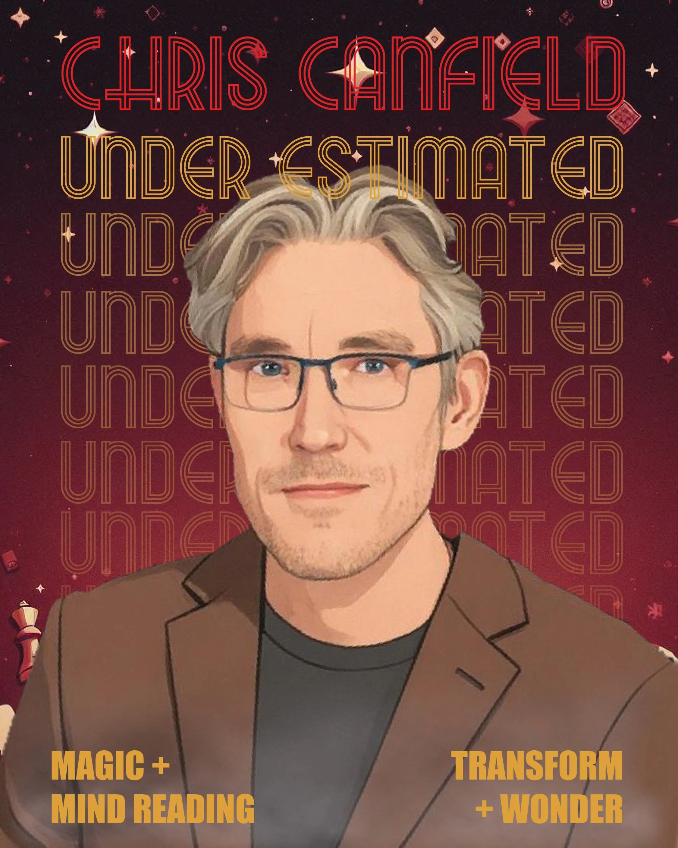 Under Estimated — a magic and mind reading experience with Chris Canfield